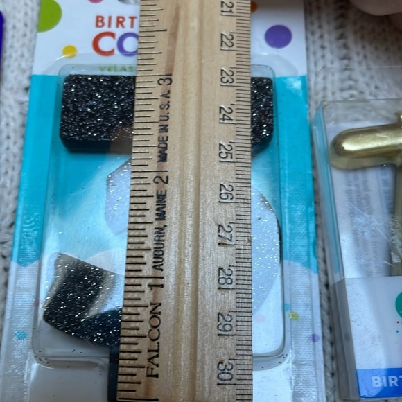 NWOT Birthday candles 7 pk lot. 77 candles in total numerical combinations - Picture 8 of 14